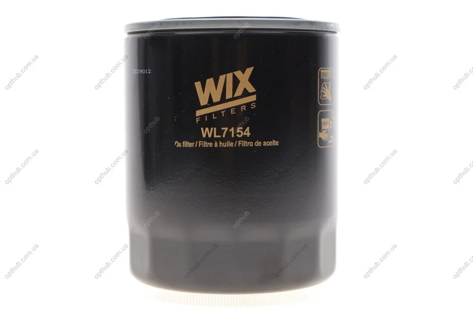 Фільтр масляний двигуна MITSUBISHI (вир-во WIX-FILTERS) /OP587 WIX FILTERS WL7154 (фото 1)