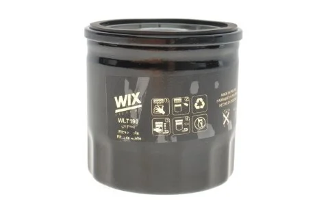 Фільтр масляний OPEL ASTRA 1.7D TURBOSOFT 10/94->, ASTRA II 1.7TD,SW -ua WIX FILTERS WL7190