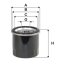 Фільтр масляний NISSAN KUBISTAR 1.2 03-, RENAULT CLIO II 1.2 03-, KANGOO, MODUS 04- (1.2) WIX FILTERS WL7204 (фото 1)