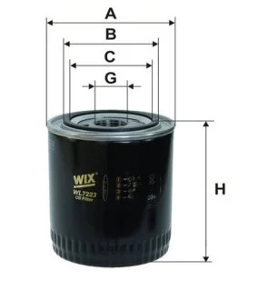Фильтр масляный двигателя й Bentley, Jaguar, Rolls Royce (пр-во Wix-Filtron) WIX FILTERS WL7223
