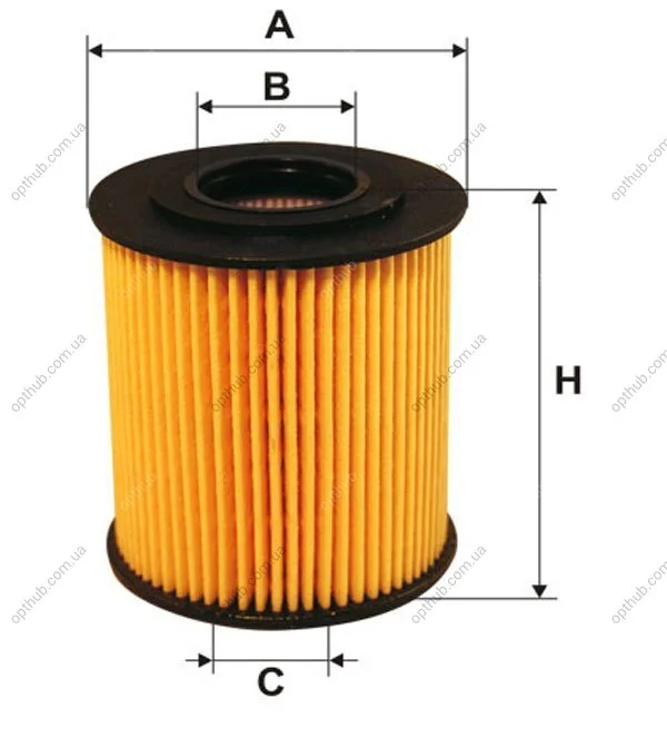 Фільтр масляний BMW 3 (E46) 98-05. 5 (E39) 98-04. 7 (E38) 98-01. X5 (E53) 01-03. OPEL OMEGA B 01-03 (DI -ua WIX FILTERS WL7283 (фото 1)
