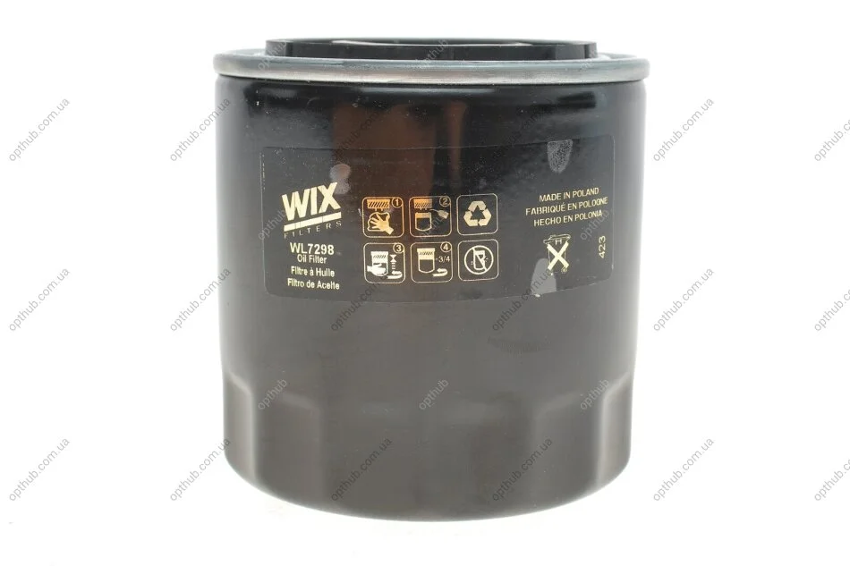 Фільтр масляний двигуна /OP594/2 (вир-во WIX-FILTERS) WIX FILTERS WL7298 (фото 1)