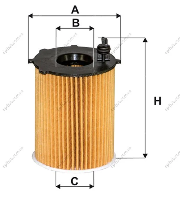 Фільтр масляний CITROEN C3, XSARA, BERLINGO 1.4HDI; FORD FIESTA V 1.4TDCI 11/01-> PEUGEOT 206, 307, PAR WIX FILTERS WL7305 (фото 1)
