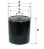 Фільтр масляний двигуна /OP636/1 (вир-во WIX-FILTERS) WIX FILTERS WL7307 (фото 1)