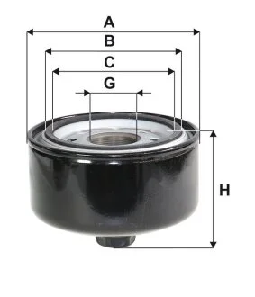 Фільтр масляний двигуна VW LT28 /OP574/2 (вир-во WIX-FILTERS) WIX FILTERS WL7414