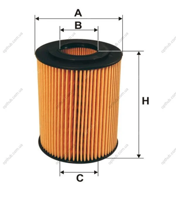 Фильтр масляный двигателя MERCEDES /OE677/1 (выр-во WIX-FILTERS) WIX FILTERS WL7416 (фото 1)
