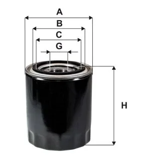 Фільтр масляний двигуна /OP632/7 (вир-во WIX-FILTERS) WIX FILTERS WL7450