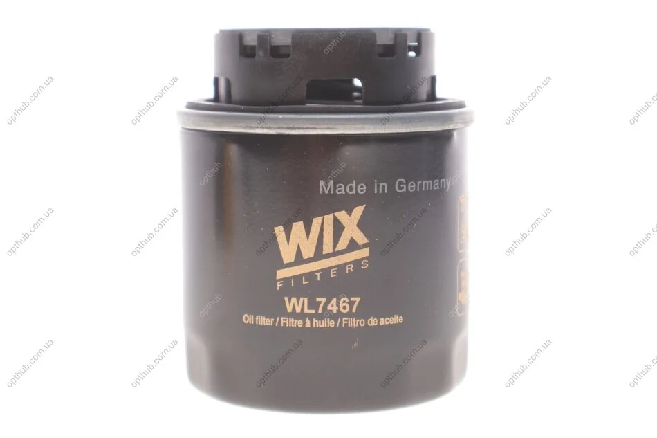 Фільтр масляний двигуна AUDI, VW, SKODA (вир-во WIX-FILTERS) WIX FILTERS WL7467 (фото 1)