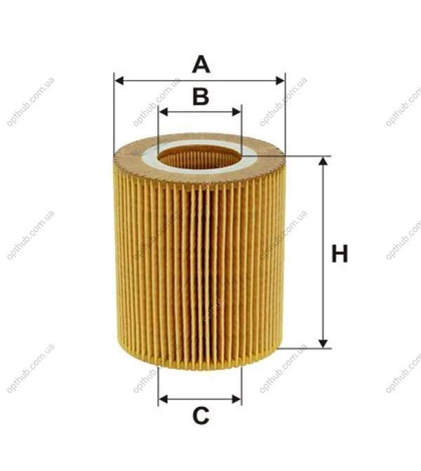 Фільтр масляний CITROEN C5 II, C6; JAGUAR; LANDROVER; PEUGEOT 407 -ua WIX FILTERS WL7490 (фото 1)