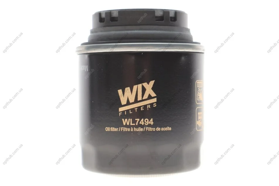 Фільтр масляний двигуна AUDI, SEAT, SKODA, VW (вир-во WIX-FILTERS) WIX FILTERS WL7494 (фото 1)