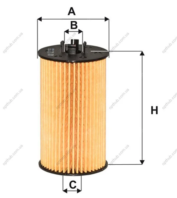 Фільтр масляний OPEL ASTRA J 1.6 CDTI 14- (вир-во WIX-FILTERS) WIX FILTERS WL7519 (фото 1)
