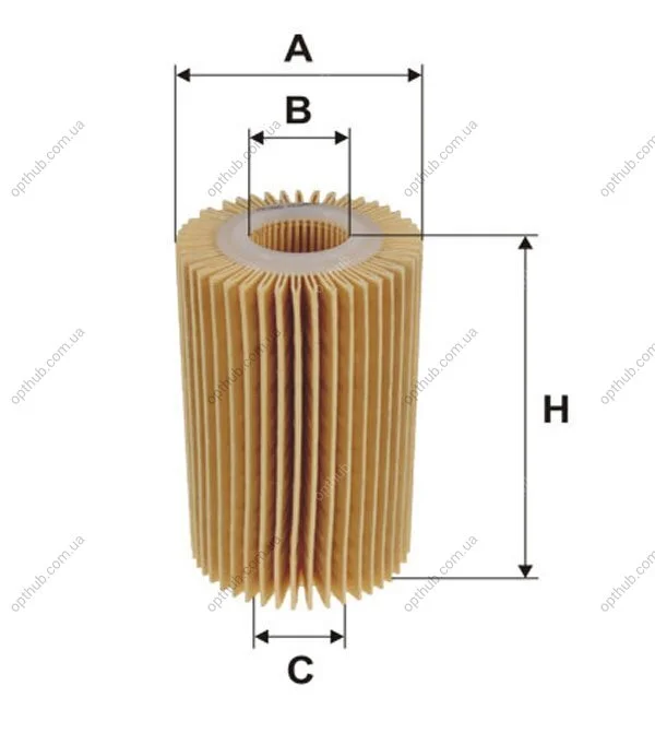 Фильтр масляный LEXUS LX, TOYOTA LAND CRUISER WIX FILTERS WL7528 (фото 1)
