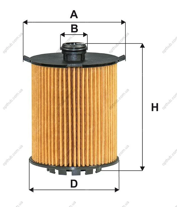Фільтр масляний VOLVO S60 II, S80 II, S90 II, V40 II, V70 II, XC60, XC70 II, XC90 II -ua WIX FILTERS WL7536 (фото 1)
