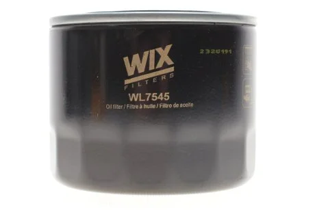Фільтр масляний двигуна MITSUBISHI L200, PAJERO SPORT II 2.5 DI-D 06- (вир-во WIX-FILTERS) WIX FILTERS WL7545