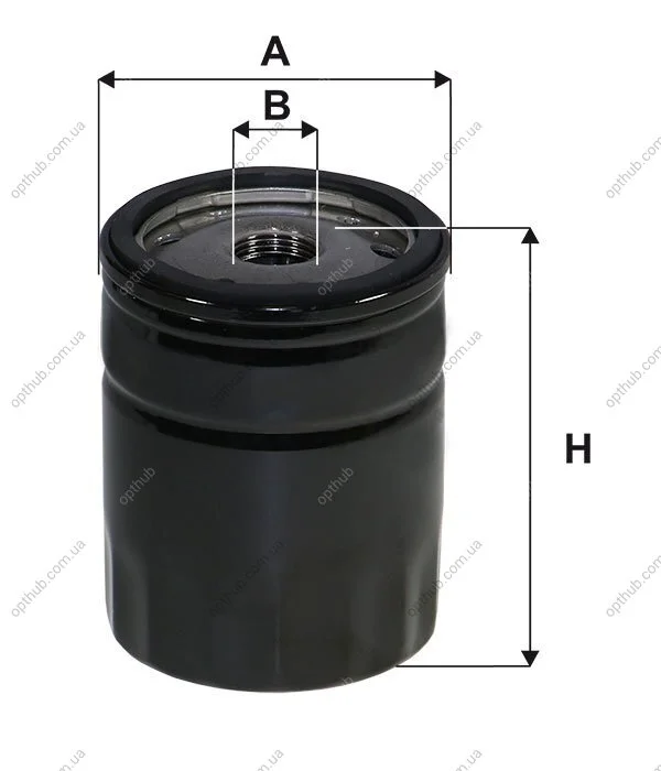 Фільтр масляний SUBARU FORESTER (SH/SJ), IMPREZA III, LEGACY III/IV, OUTBACK II/III/IV, XV I -ua WIX FILTERS WL7551 (фото 1)