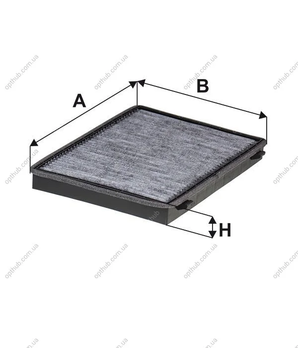 Фільтр салону вугільний CHEVROLET CAPTIVA; CHEVROLET EUROPE (GM) CAPTIVA; OPEL ANTARA -ua WIX FILTERS WP2031 (фото 1)