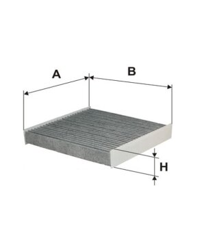 Фільтр салону RENAULT LOGAN II, MCV II, CAPTUR 13- вугільний (WIX-FILTERS) WIX FILTERS WP2111