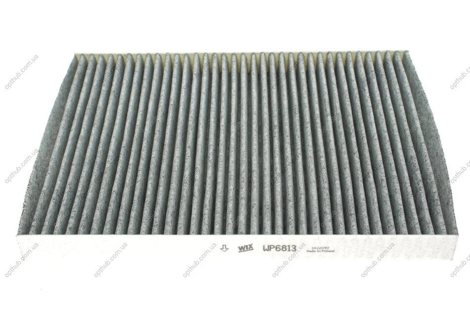 Фільтр салону SEAT, SKODA, VW /K1006A вугільний (вир-во WIX-FILTERS) WIX FILTERS WP6813 (фото 1)