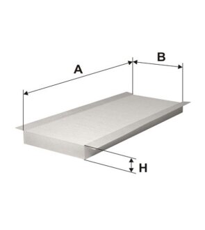 Фільтр салону FORD TRANSIT 8/00-> (НОМ. ОРИГ.YC1H19N619AB) WIX FILTERS WP9096