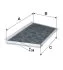 Фільтр салону /K1106A вугільний (вир-во WIX-FILTERS) WIX FILTERS WP9103 (фото 1)