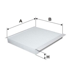 Фільтр салону NISSAN ALMERA 3/00-> (N16) (NR CZ??CI 27891BM401KE) -ua WIX FILTERS WP9104