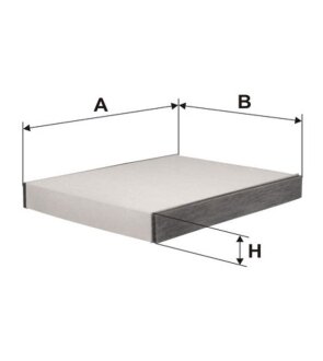 Фільтр салону FORD FIESTA V 03/02-> (НОМ. ОРИГ.2S6H-16N619-AA) -ua WIX FILTERS WP9110