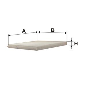 Фільтр салону CHEVROLET AVEO; DAEWOO KALOS 9/02--> -ua WIX FILTERS WP9254