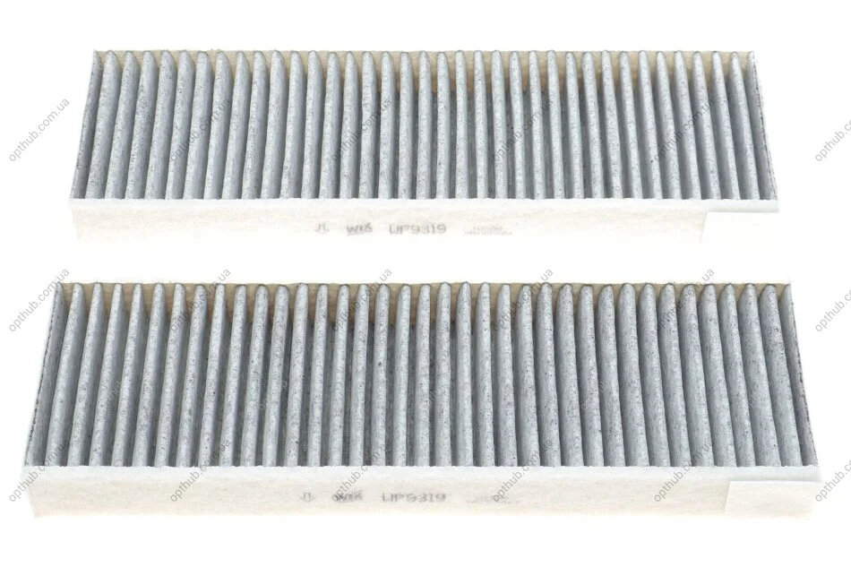 Фільтр салону CITROEN BERLINGO II, PEUGEOT PARTNER II 08- вугільний (2шт.) (вир-во WIX-FILTERS) WIX FILTERS WP9319 (фото 1)