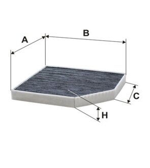 Фільтр салону вугільний (WIX-FILTERS) WIX FILTERS WP9329