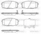 Колодки гальмівні диск. перед. (вир-во Remsa) Hyundai Elantra 1.6 10-,Hyundai I30 1.4 07-11 (P11383.12) WOKING P1138312 (фото 1)