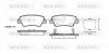 Колодки гальмівні диск. задн. (вир-во Remsa) Hyundai Grandeur 2.4 11-,Hyundai Grandeur 3.0 11- (P12623.02) WOKING P1262302 (фото 1)