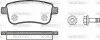 Тормозной колодки диск. задн. (выр-во Remsa) Renault Fluence 1.5 10-,Renault Fluence 1.6 10- (P12873.00) WOKING P1287300 (фото 1)