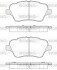 Колодки гальмівні диск. перед. (Remsa) Ford B-max 1.0 12-,Ford B-max 1.4 12-,Ford B-max 1.5 12- (P14143.00) WOKING P1414300 (фото 1)