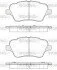 Тормозной колодки диск. перед. (выр-во Remsa) Ford B-max 1.0 12-,Ford B-max 1.4 12-,Ford B-max 1.5 12- (P14143.00) WOKING P1414300 (фото 1)