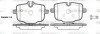 Колодки гальмівні диск. задн. (вир-во Remsa) BMW 5F10 5G30 7G11 (P15333.00) WOKING P1533300 (фото 1)