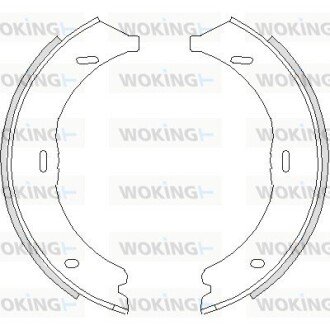 Колодки гальмівні бараб. задн. (Remsa) MB Vito 639 2.2d (03-), Vito 447 2.2d (14-) (Z4745.00) WOKING Z474500