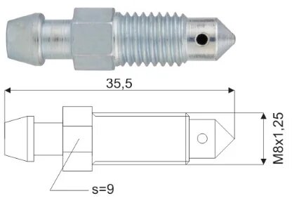 Штуцер металевий WP 5-300-0011