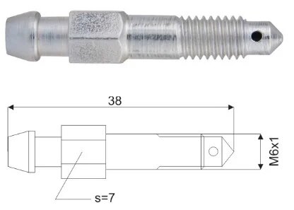 Штуцер металевий WP 5-300-0013