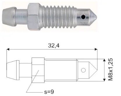 Штуцер металевий WP 5-300-0015