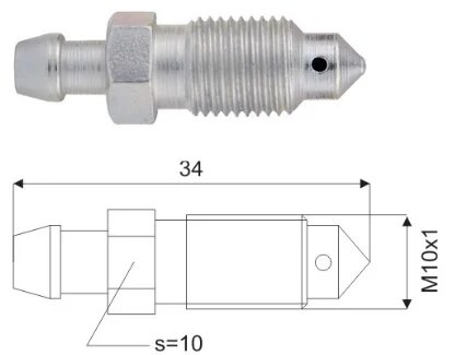 Штуцер металевий WP 5-300-0017