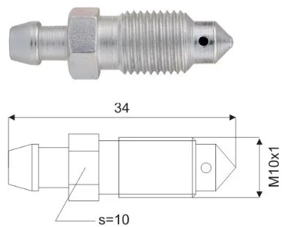 Штуцер металевий WP 5-300-0017