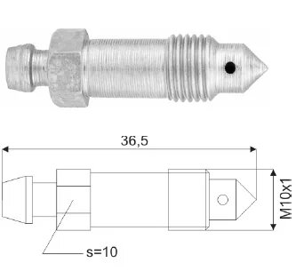 Штуцер металевий WP 5-300-0018