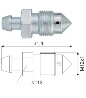 Штуцер металевий WP 5-300-0040