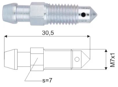 Штуцер металевий WP 5-300-0086