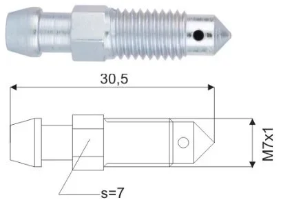 Штуцер металевий WP 5-300-0086