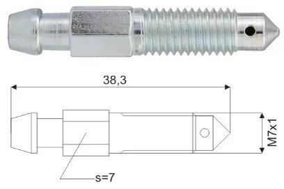 Штуцер металевий WP 5-300-0087