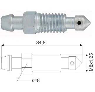 Штуцер металевий WP 5-300-0092
