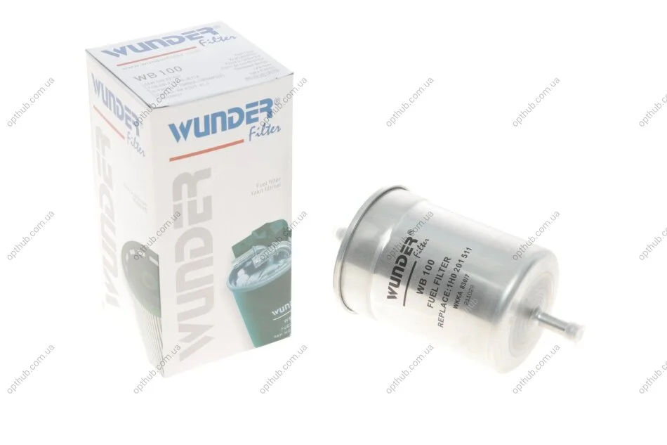 Фільтр паливний Audi/BMW/Fiat/VW (бензин) UA63 WUNDER FILTER WB 100 (фото 1)