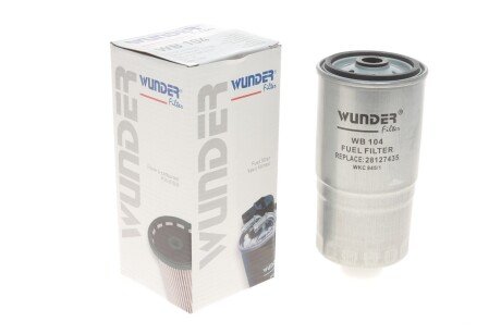 Фільтр паливний VW/Audi 1.6/1.9D/TD UA63 WUNDER FILTER WB 104