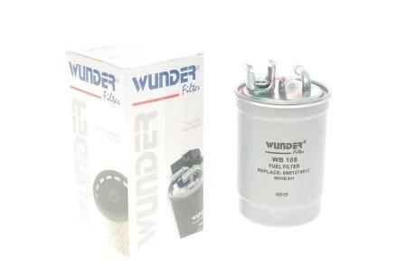Фільтр паливний VW Caddy 1.9SDI/TDI -03 UA63 WUNDER FILTER WB 108